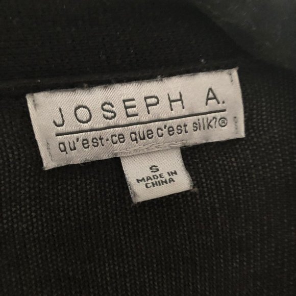 Joseph A Black Longline Cardigan - Picture 4 of 4